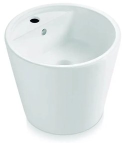 Bathco 4057 - Lavoar pentru blat FLORENCIA Ø 42 cm porțelan/alb