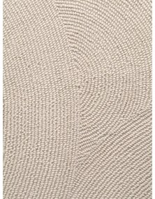 Covor tip traversă în culoare naturală deschisă, țesut manual, din lână 80x300 cm Eleni Natural White – Hanse Home