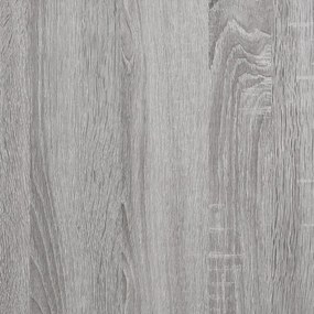 Carucior de bucatarie, gri sonoma, 60x45x80 cm, lemn prelucrat sonoma gri