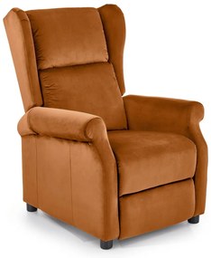 Fotoliu recliner Agustin 2 velvet cinnamon H107 cm