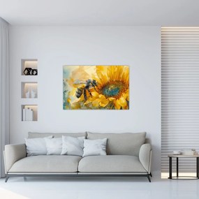Tablou - Albină, acuarelă (90x60 cm)