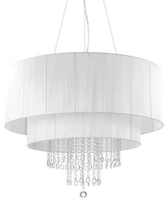 Lustră de cristal pe cablu Ideal Lux OPERA 10xE27/60W/230V