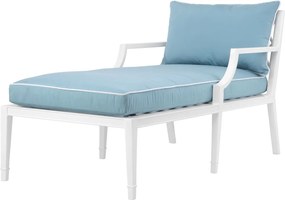 Sezlong pentru interior si exterior Bella Vista, alb 113221 HZ