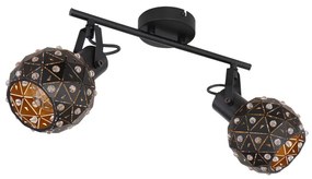 Spot Jodie 54029-2, 2xE14, negru, IP20, Globo Lighting