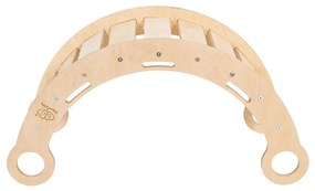 Leagăn în culoare naturală din lemn de pin 39x75x38 cm Montessori – Meowbaby