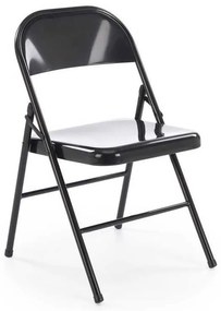 Scaun pliabil Acton, negru