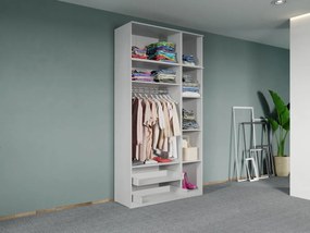 Set mobila  dormitor 4 piese Alb/Gri Levi C20