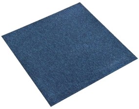 Placi de pardoseala, 20 buc., albastru inchis, 50 x 50 cm, 5 m   Albastru inchis, 1
