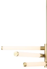 Maytoni MOD106PL-L28G3K - Lustră LED pe tijă AXIS LED/28W/230V, auriu