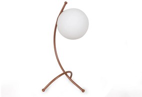 Lampa haaus Yay, 40 W, Alb/Cupru, Size: 23 x 18 cm Height: 43 cm