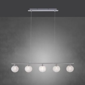 Lustră pe cablu WOMBLE 5xG9/28W/230V Paul Neuhaus 2790-55