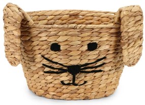 Coș de jucării pentru copii în culoare naturală din zambilă de apă ø 35x26 cm Rabbit – Compactor