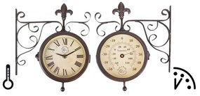 Set ceas și termometru pentru grădină Esschert Design Rustic