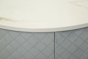 Mauro Ferretti Noptiera Cu Puf, Albastru, Cm Ø 52X70 - Ø 36X37 | Aosom Romania