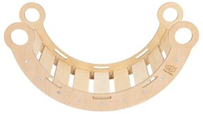 Leagăn în culoare naturală din lemn de pin 39x75x38 cm Montessori – Meowbaby