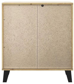 Comodă Brisas 2 (stejar artisan + negru) . 1116260
