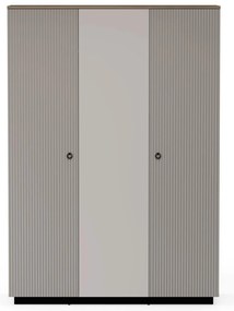 Dulap de haine Demandaron 2 (taupe + stejar silverjack) (cu oglindă). 1116802