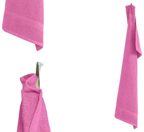 1x prosop de baie CLARYSSE ELEGANCE 70x140 cm + 1x prosop CLARYSSE 60x110 cm 100% bumbac, roz
