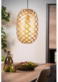 Lustră pe cablu WOLFRAM 1xE27/60W/230V alămie Lucide 21417/32/02