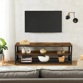Comoda TV TAYLOR 140x40 cm, maro rustic