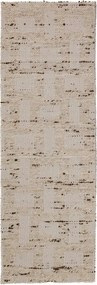 Covor tip traversă în culoare naturală țesut manual din amestesc de lână 80x230 cm Rova Blend – Flair Rugs