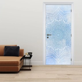 Fototapet pentru ușă - Mandala de iarnă (95x205cm)