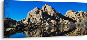 Tablou oglinzirea pietrelor (120x50 cm)