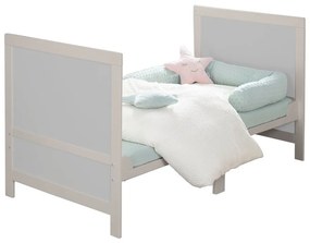 Pătuț gri cu înălțime reglabilă 70x140 cm Easy Sleep – Roba