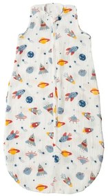 Sac de dormit de vara pentru copii din muselina dubla 3-18 luni Kidizi Space, 0.3 tog