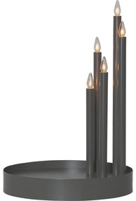 Decorațiune luminoasă neagră ø 32 cm Deco – Star Trading