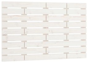 824744 vidaXL Tăblie de pat pentru perete, alb, 81x3x63 cm, lemn masiv pin