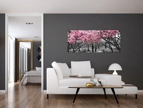 Tablou copacului magnolie (120x50 cm)