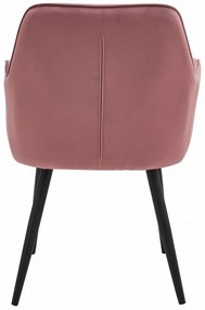 Scaun de masa JORK VELVET, roz