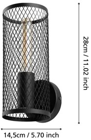 Aplică REDCLIFFE 1xE27/40W/230V Eglo 43538