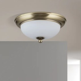 Orion - Plafonieră EMPIRA, 2x E14/40W/230V, Ø 26,5 cm, bronz