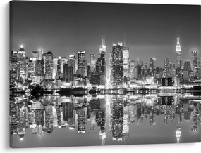 Tablou - New York, alb-negru (70x50 cm)