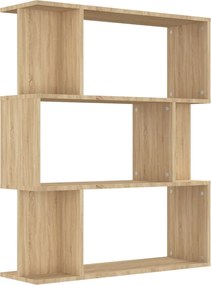 vidaXL Bibliotecă/Separator, stejar sonoma, 80x24x96 cm lemn prelucrat