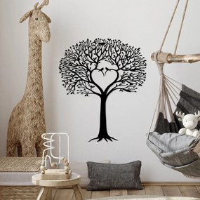 Accesoriu decorativ de perete metalic Love tree