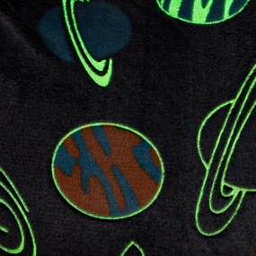 Pătură luminoasă imitație blăniță 4Home Planetarium, 150 x 200 cm