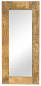 vidaXL Oglindă, lemn masiv de mango, 50 x 110 cm