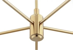 BRILAGI - Lustră pe tijă MONTE 5xE27/60W/230V maro/auriu
