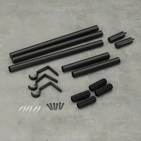 Galerie de perdea 81 - 163 cm extensibilă din oțel Zen – Umbra