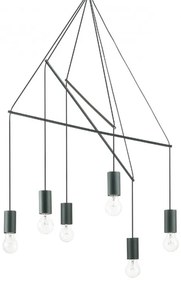 Lustra minimalista stil industrial POP SP6 NERO