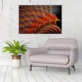 Tablou - Pene de imitație abstractă (90x60 cm)