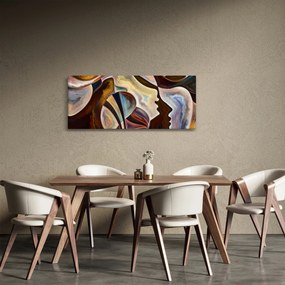 Tablou - Abstractizarea capetelor (120x50 cm)