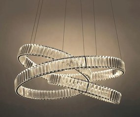 Lustra LED moderna design deosebit CHARMES 80 crom