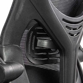Scaun ergonomic din mesh cu brate rabatabile OFF 635 negru