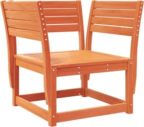 vidaXL Scaun de grădină, maro ceruit, lemn masiv de pin