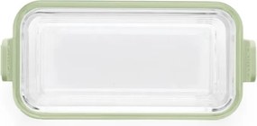 Set 2 forme de copt pentru cuptor si friteuze cu aer cald Lekue 1010158, Manere din silicon, Sticla borosilicata, Verde