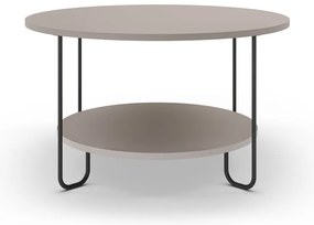 Măsuță de cafea gri rotundă ø 80 cm Tonka – Marckeric